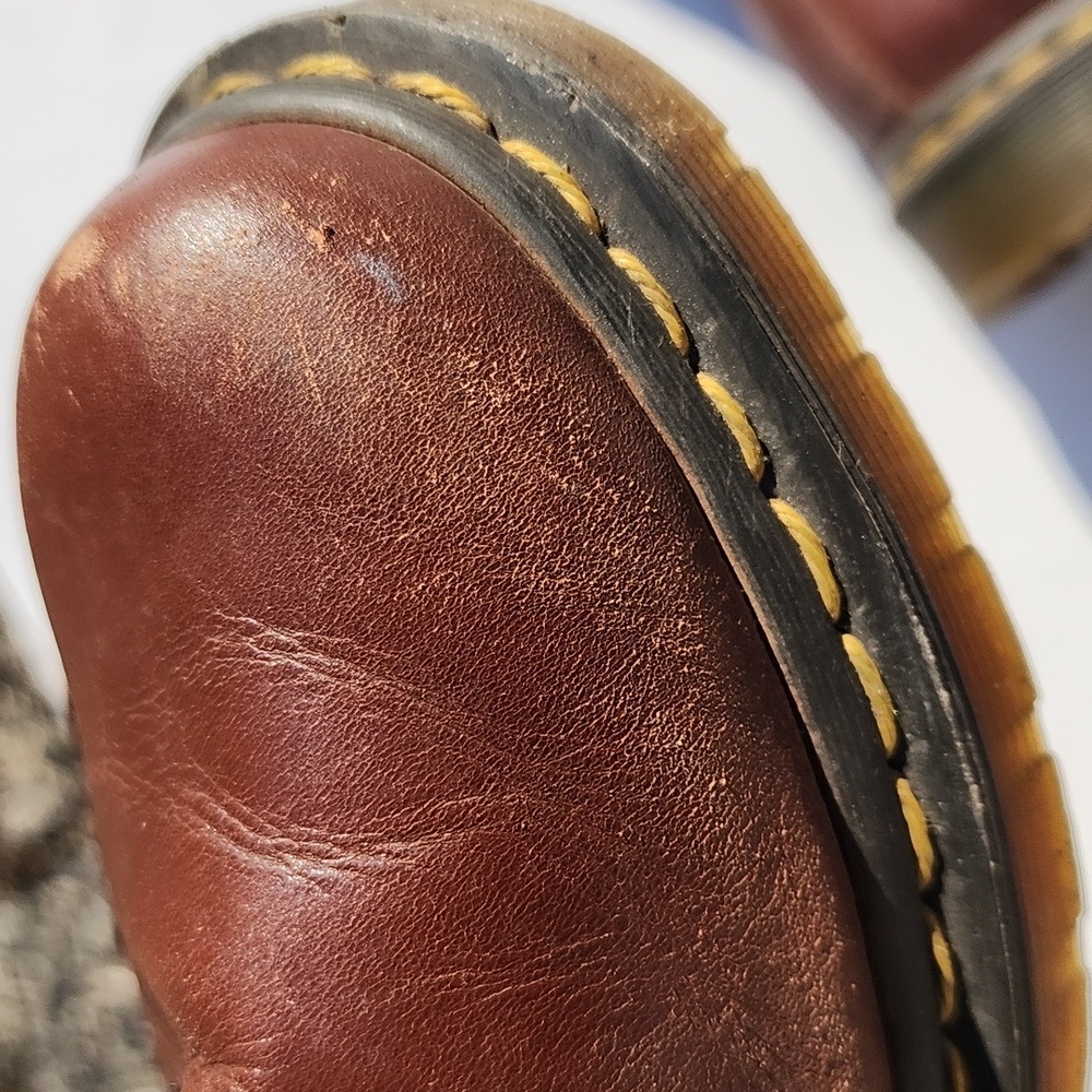 Dr. Martens 1B60 Bex Leather Pisa Lace-Up 20-Eyelet Knee-High Boots Size 8 - Picture 9 of 16